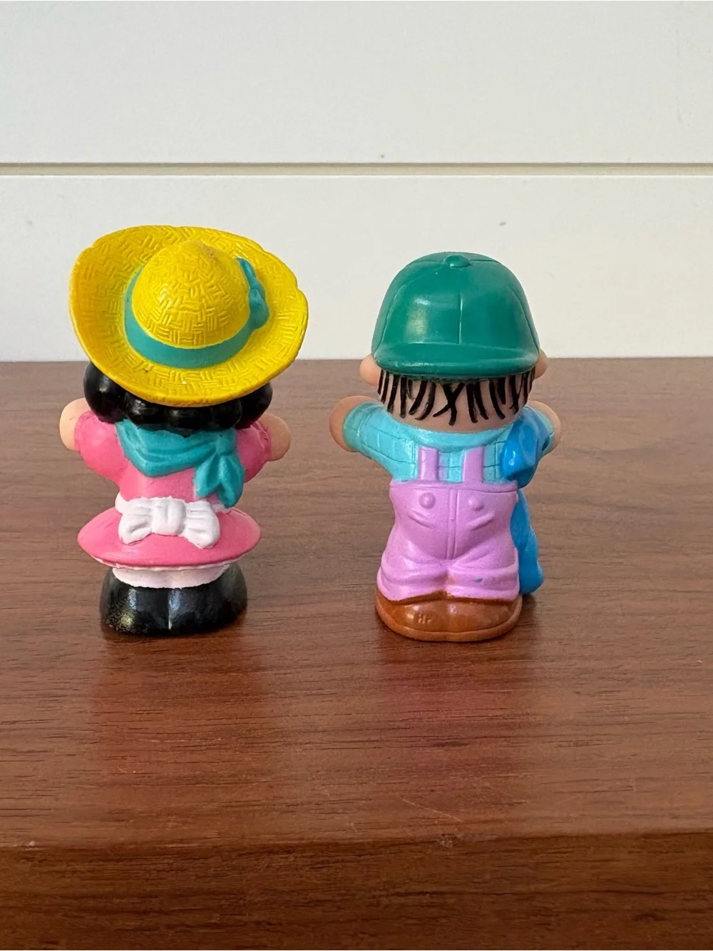 Vintage 1989 McDonald's Happy Meal Peanuts Lucy And Linus Figures Toys Set Pair